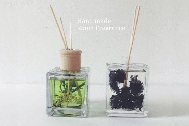 Botanical hand made Room fragrance リードディフューザーで香りを楽しむ